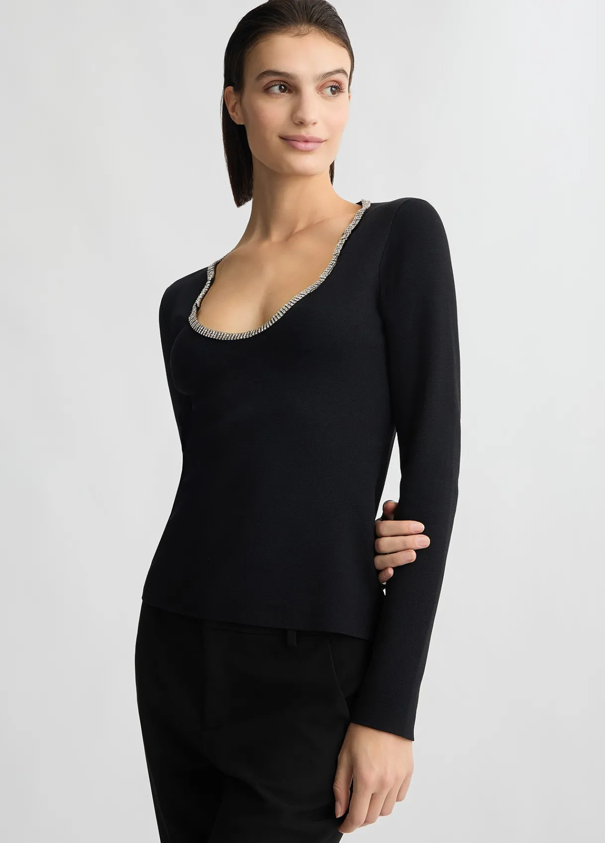 Liu Jo Pull avec strass|Femme Mailles