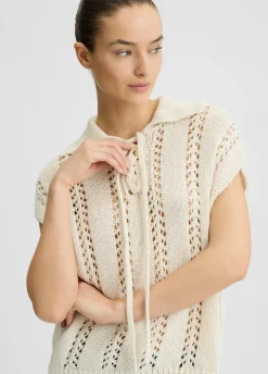 Liu Jo Pull en coton crocheté|Femme Mailles