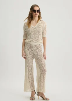 Liu Jo Pull en coton mélangé au crochet|Femme Mailles