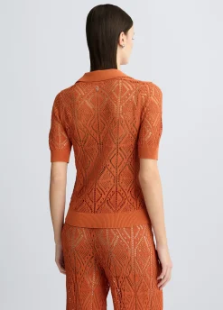 Liu Jo Pull en coton mélangé au crochet|Femme Mailles