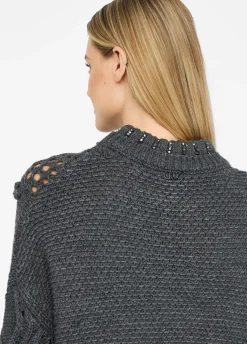 Liu Jo Pull en laine avec ajours|Femme Mailles