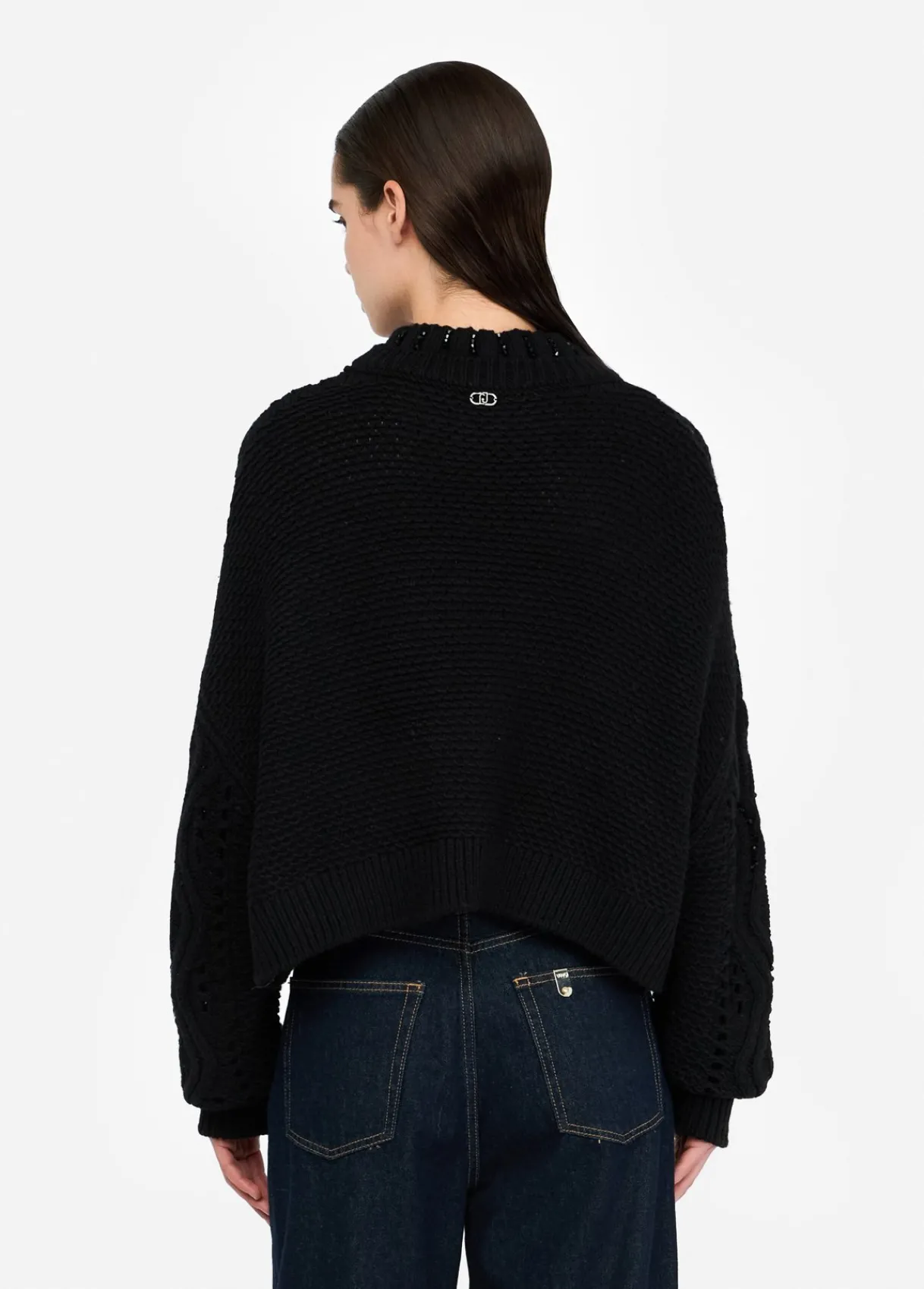 Liu Jo Pull en laine avec ajours|Femme Mailles