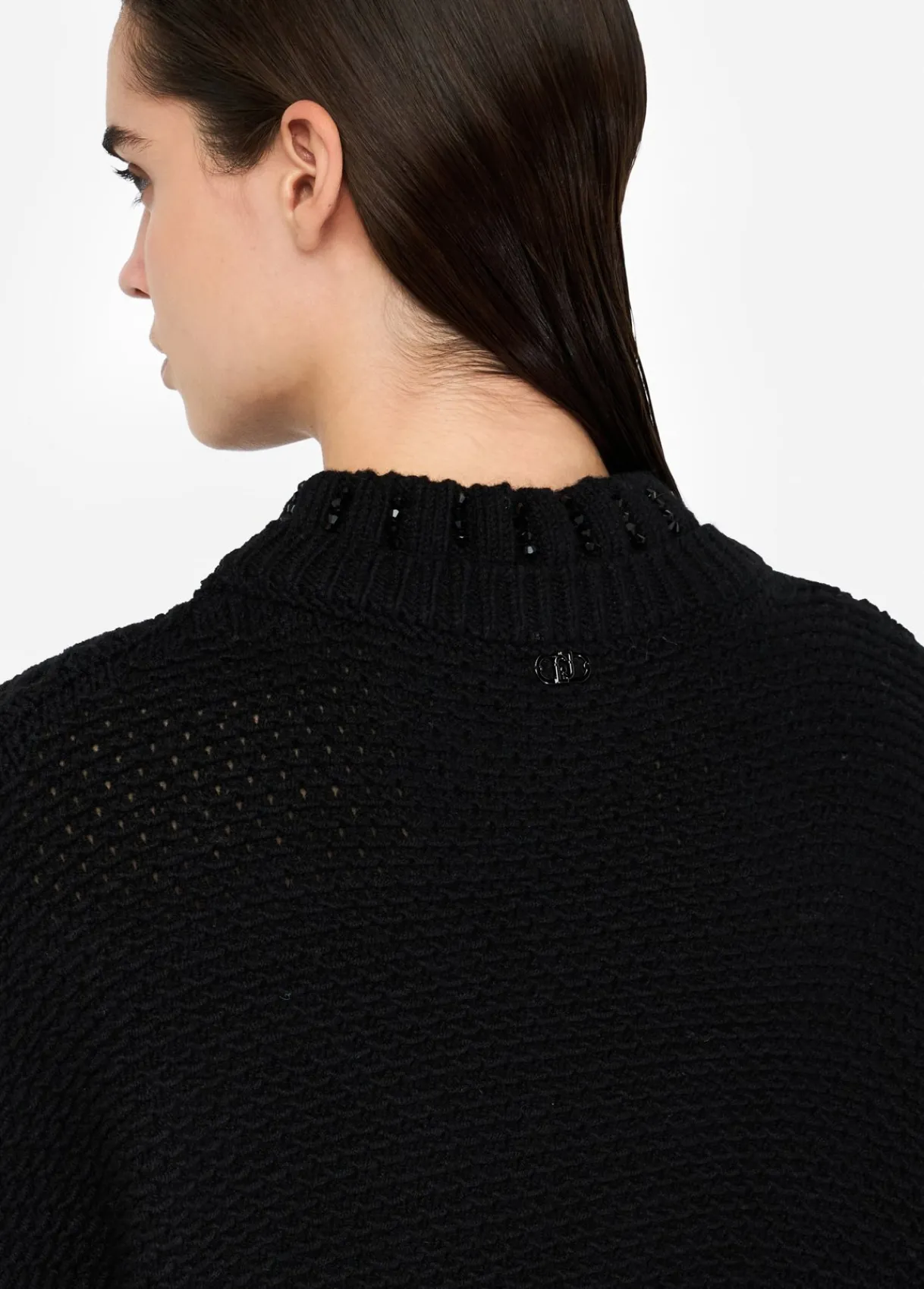 Liu Jo Pull en laine avec ajours|Femme Mailles