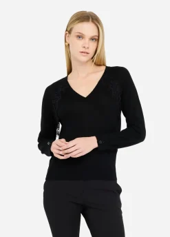Liu Jo Pull en laine avec dentelle|Femme Mailles