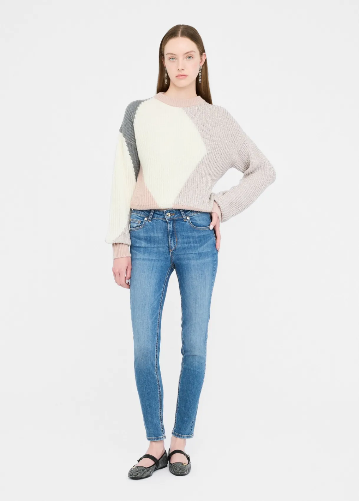 Liu Jo Pull en laine avec intarsias|Femme Mailles
