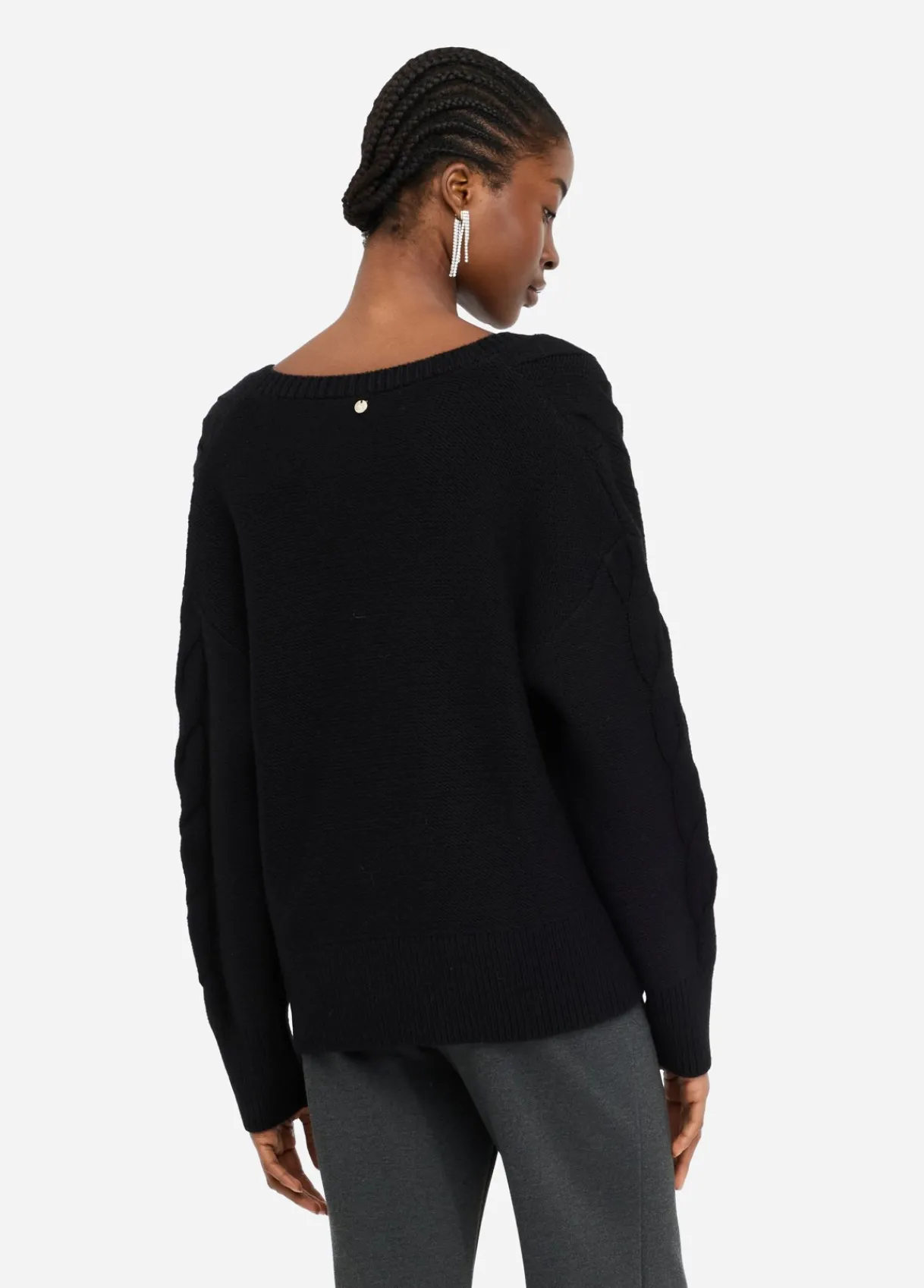 Liu Jo Pull en laine avec motif de torsades|Femme Mailles
