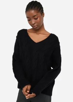 Liu Jo Pull en laine avec motif de torsades|Femme Mailles