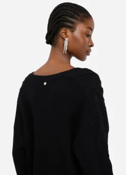 Liu Jo Pull en laine avec motif de torsades|Femme Mailles