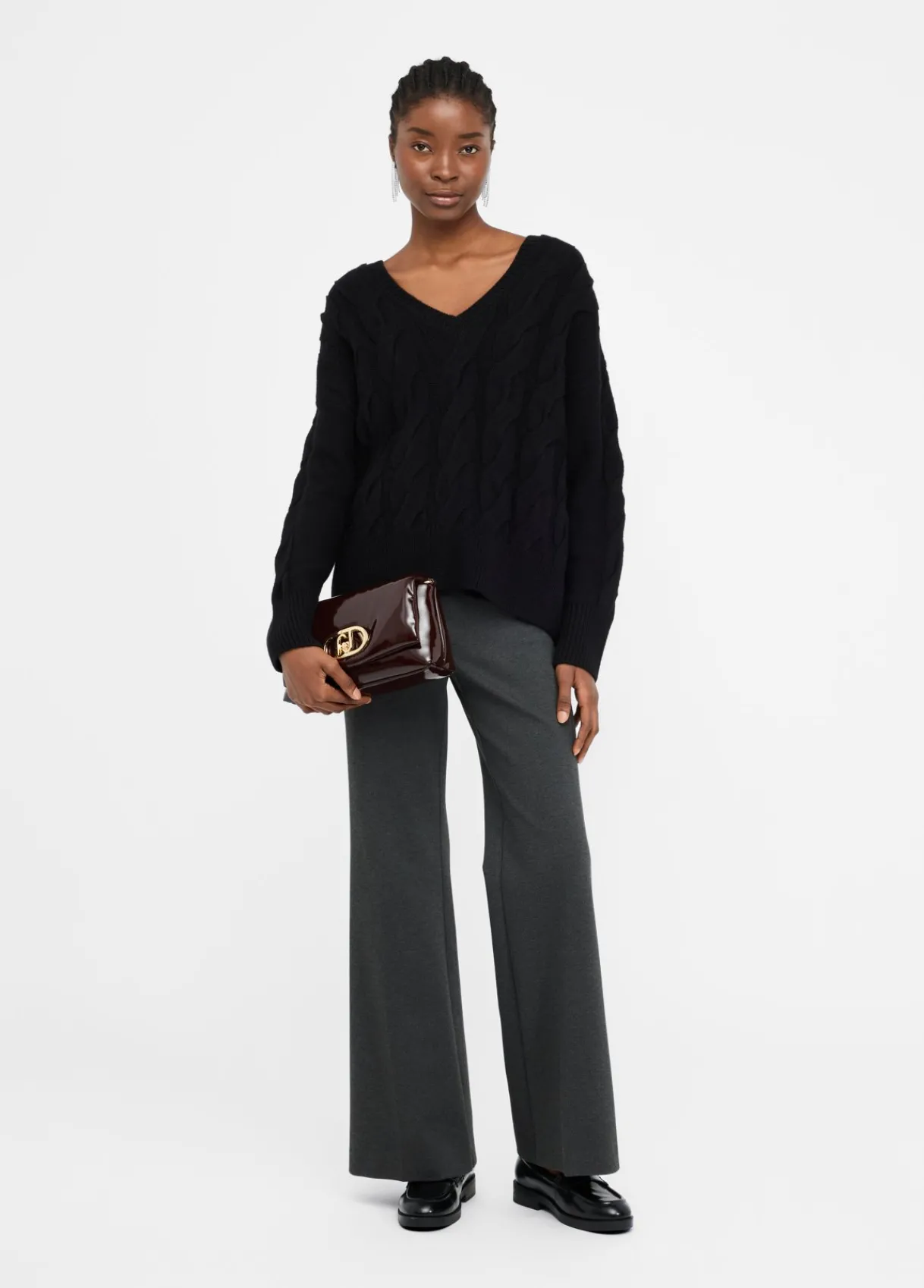 Liu Jo Pull en laine avec motif de torsades|Femme Mailles