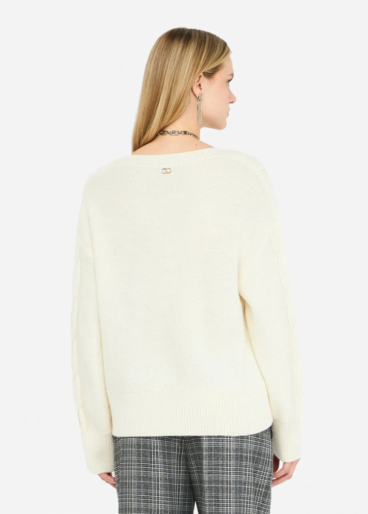 Liu Jo Pull en laine avec motif de torsades|Femme Mailles