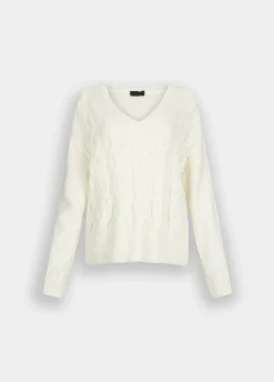 Liu Jo Pull en laine avec motif de torsades|Femme Mailles