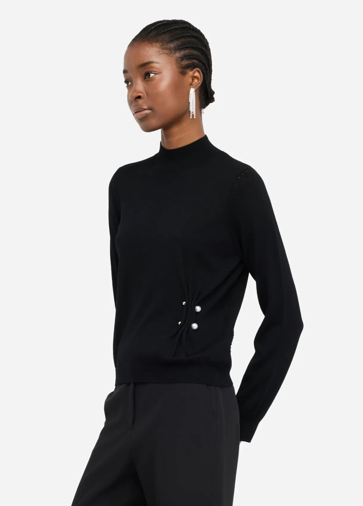 Liu Jo Pull en laine avec perles|Femme Mailles