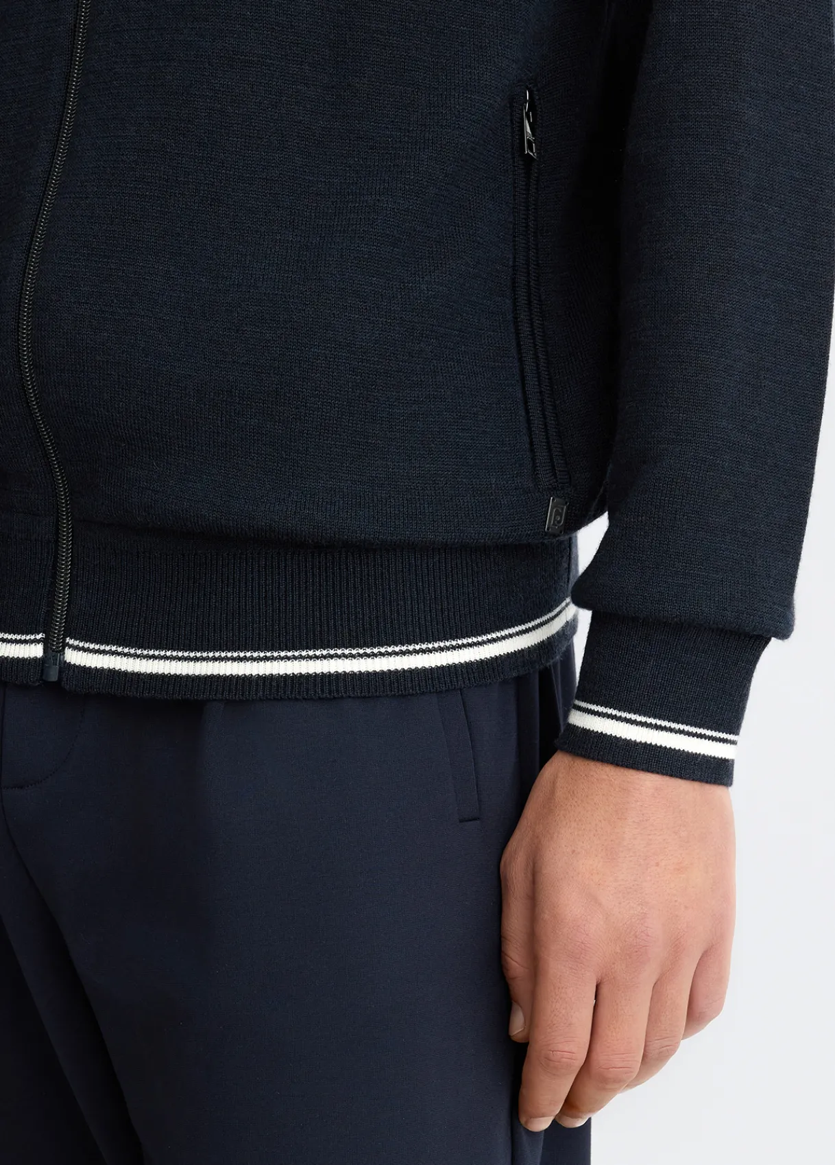 Liu Jo Pull en laine avec zip|Homme Pulls Et Sweaters