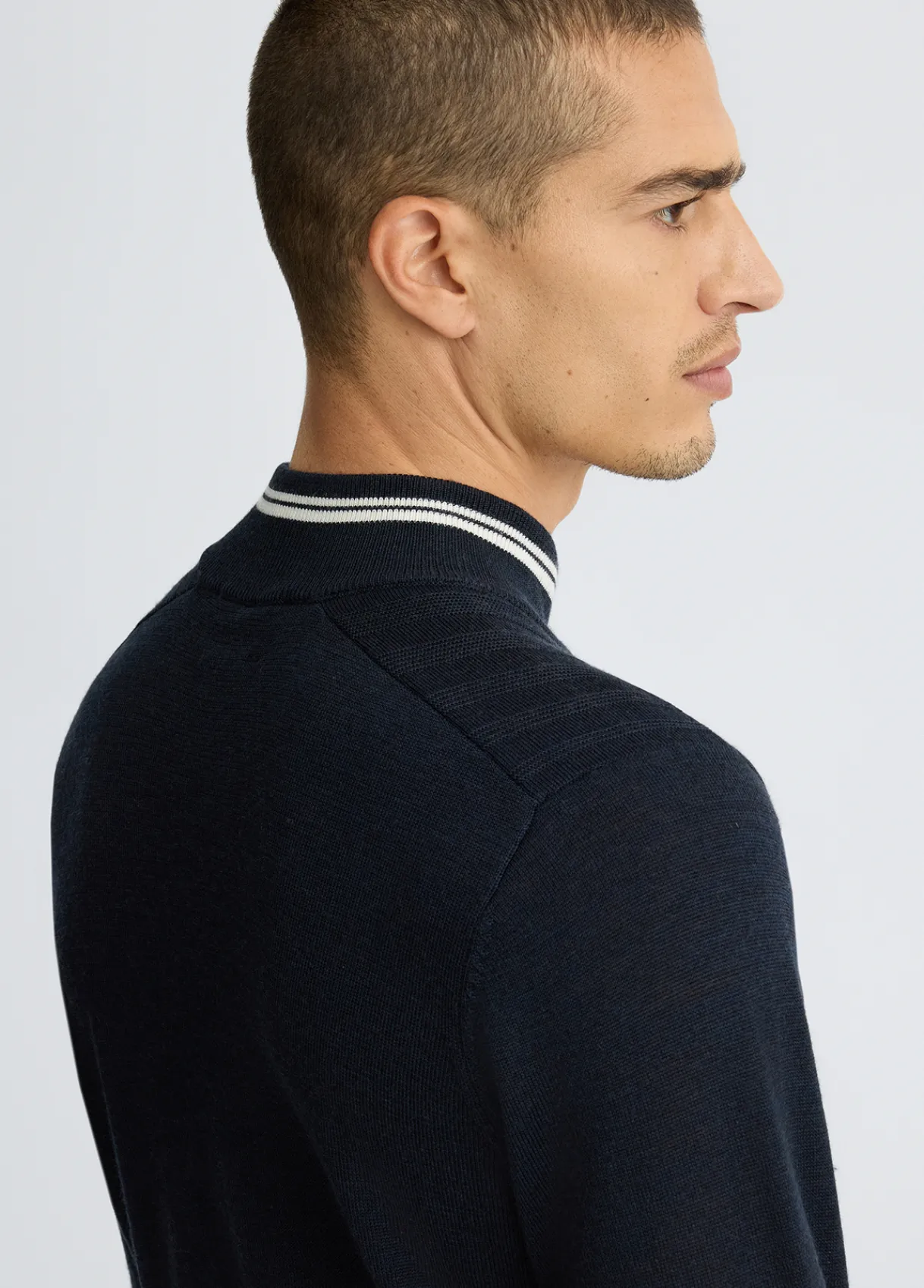 Liu Jo Pull en laine avec zip|Homme Pulls Et Sweaters