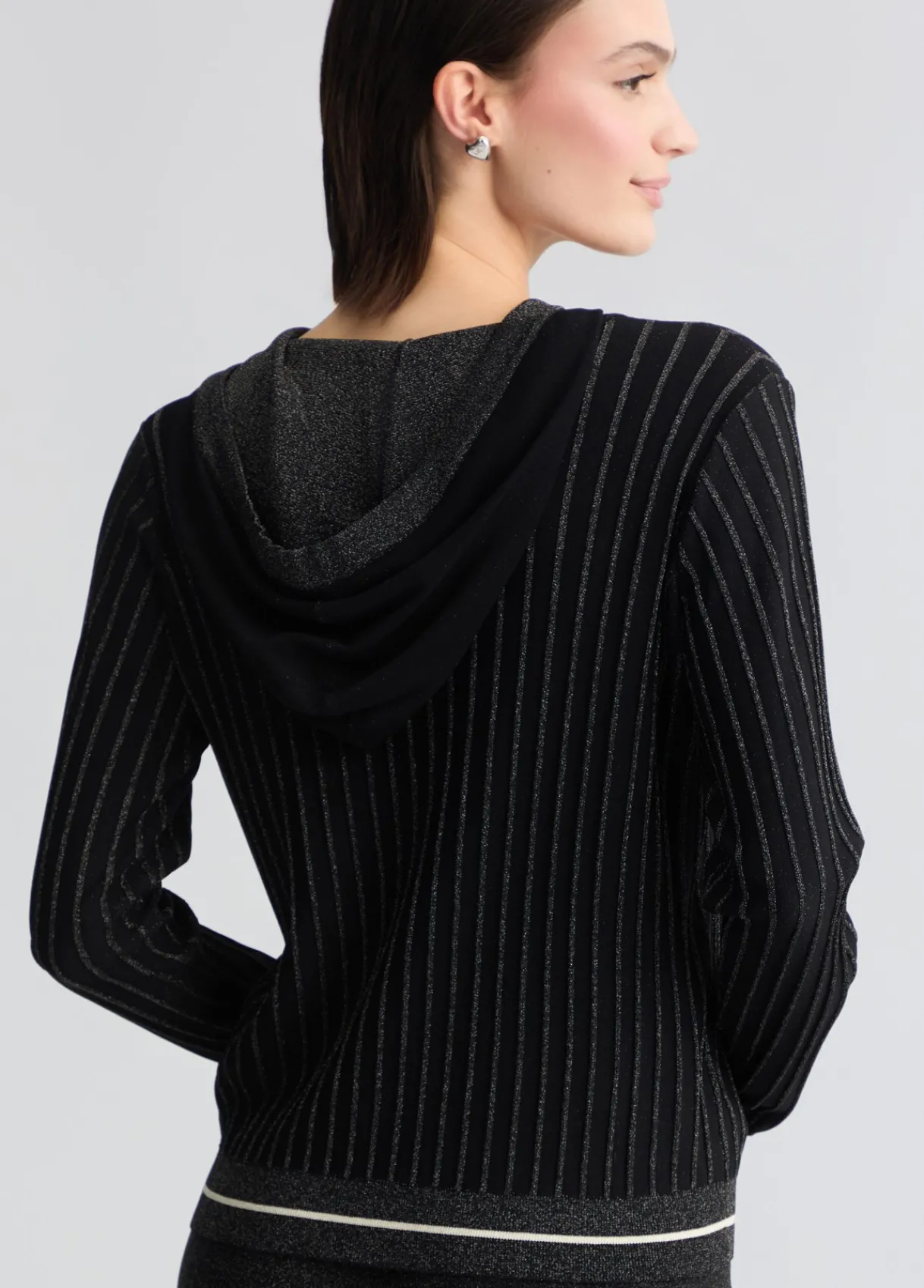 Liu Jo Pull en Lurex® à capuche|Femme Vêtements De Sport|Mailles