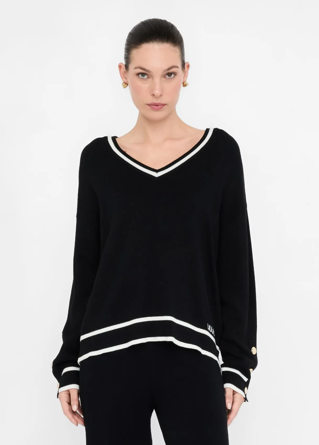 Liu Jo Pull en soie mélangée|Femme Vêtements De Sport|Mailles