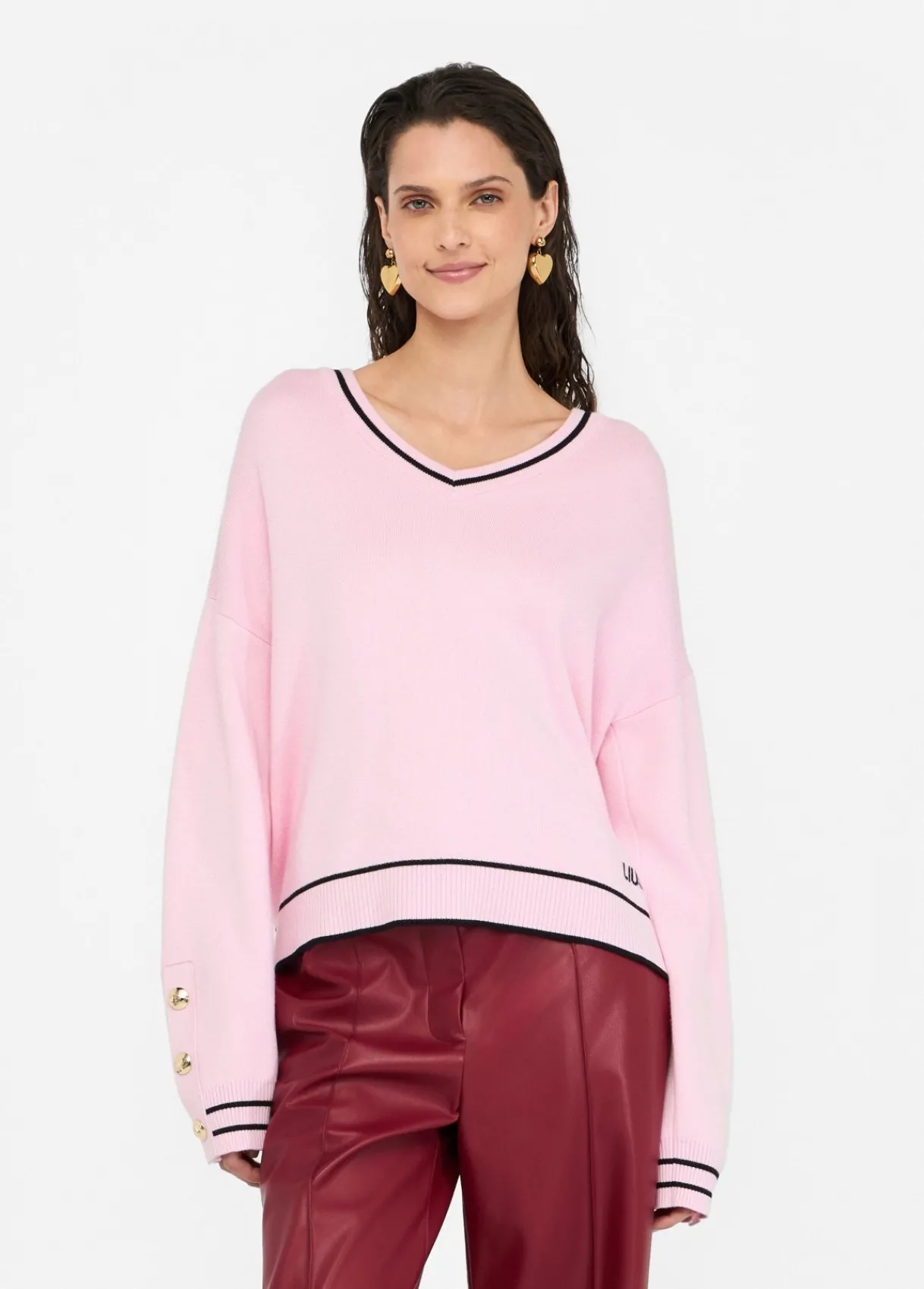 Liu Jo Pull en soie mélangée|Femme Vêtements De Sport|Mailles