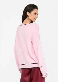 Liu Jo Pull en soie mélangée|Femme Vêtements De Sport|Mailles