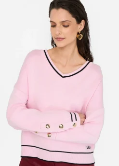 Liu Jo Pull en soie mélangée|Femme Vêtements De Sport|Mailles