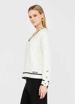 Liu Jo Pull en soie mélangée|Femme Vêtements De Sport|Mailles
