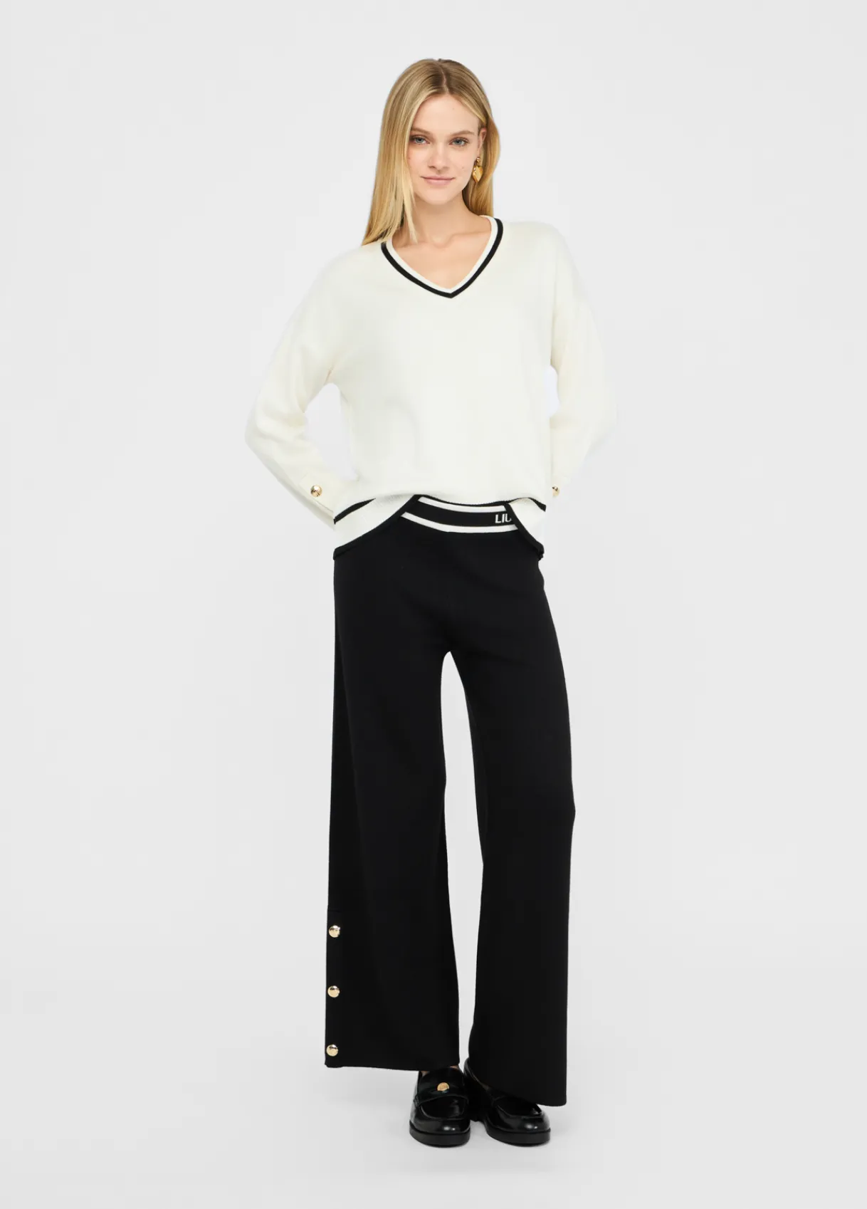 Liu Jo Pull en soie mélangée|Femme Vêtements De Sport|Mailles