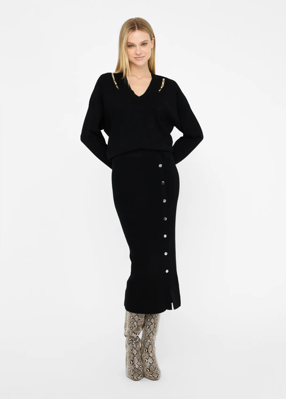 Liu Jo Pull orné de pierres|Femme Mailles