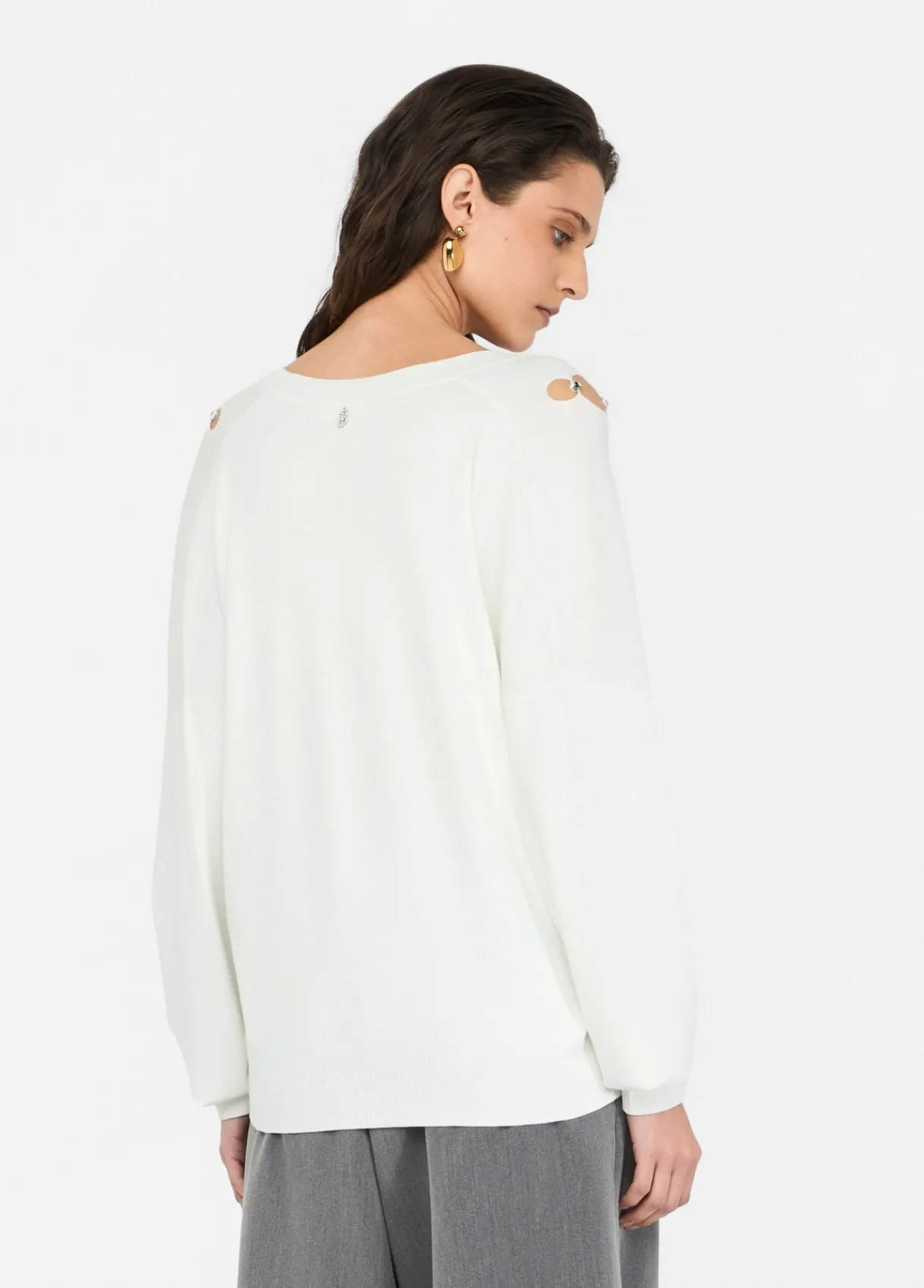 Liu Jo Pull orné de pierres|Femme Mailles