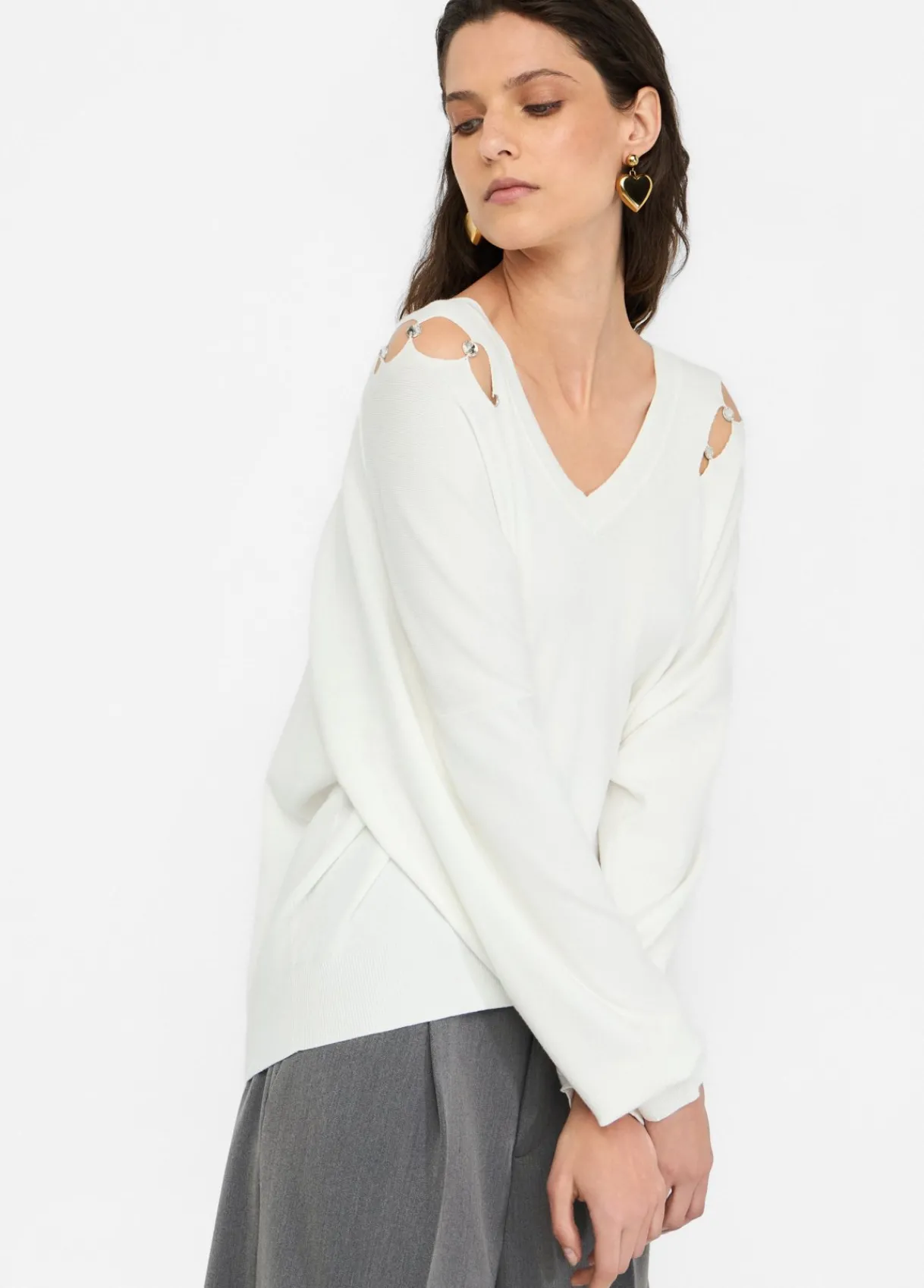 Liu Jo Pull orné de pierres|Femme Mailles