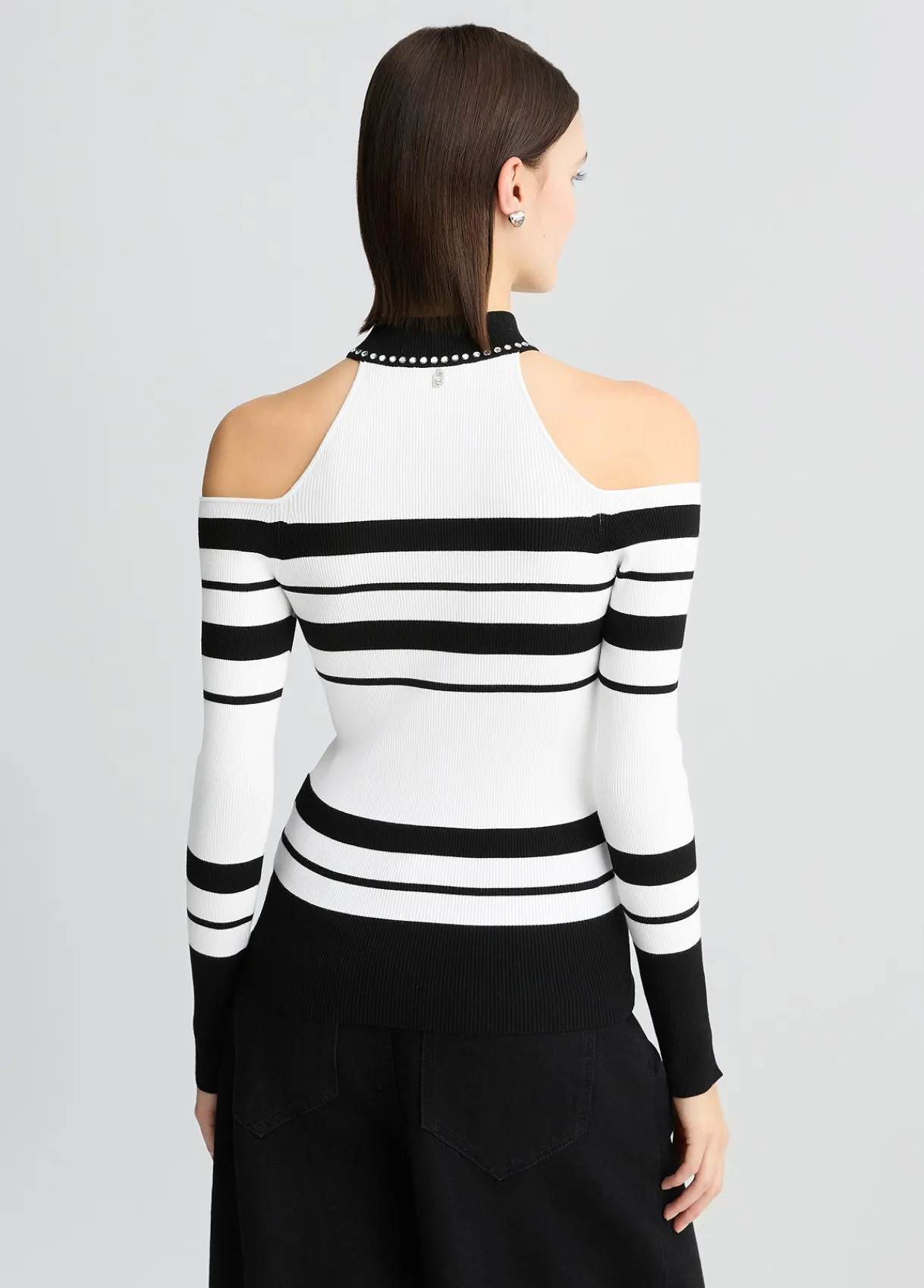 Liu Jo Pull rayé à clous|Femme Mailles