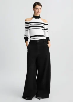 Liu Jo Pull rayé à clous|Femme Mailles