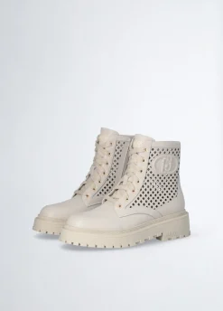 Liu Jo Rangers en cuir ajouré|Femme Bottes Et Bottines