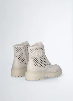 Liu Jo Rangers en cuir ajouré|Femme Bottes Et Bottines