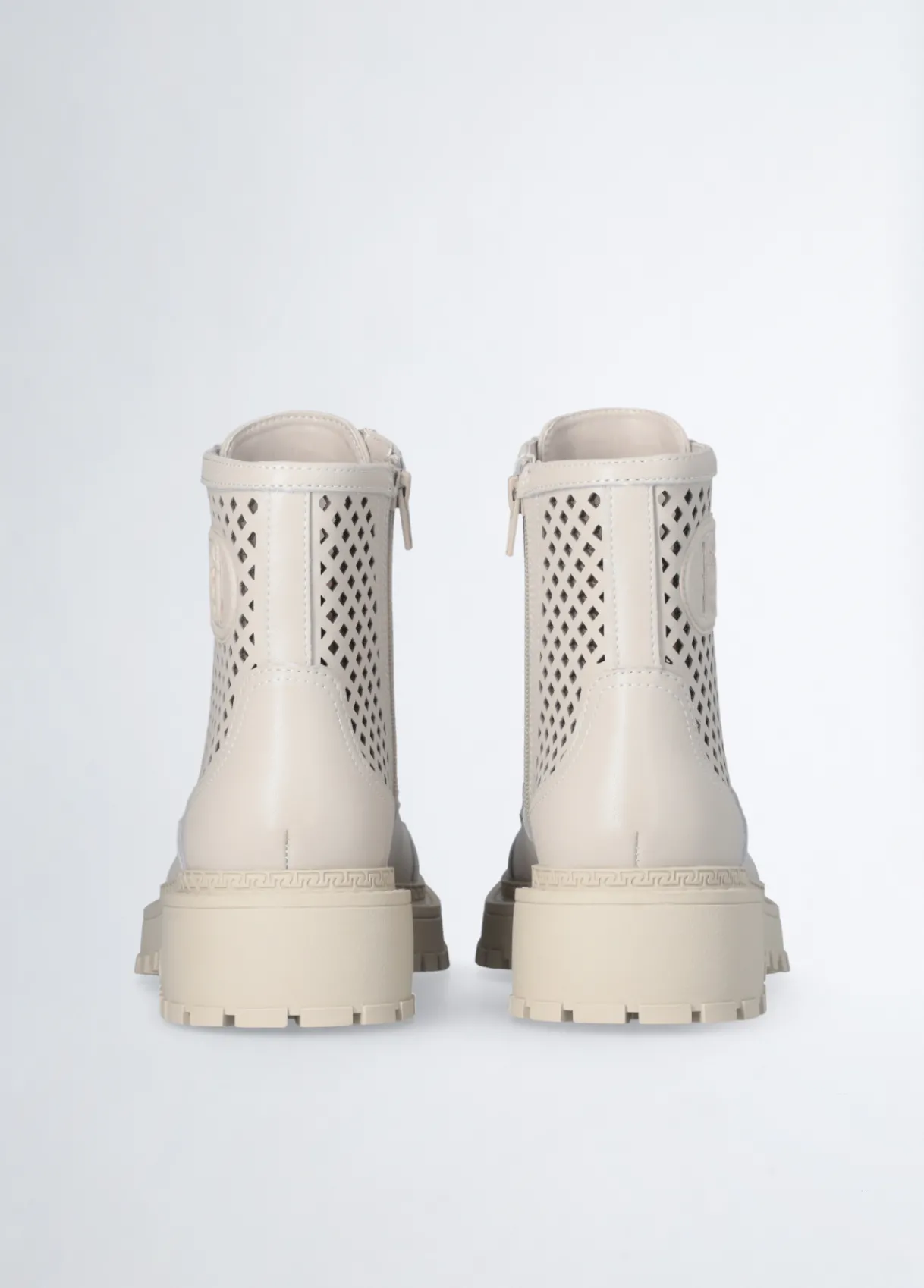Liu Jo Rangers en cuir ajouré|Femme Bottes Et Bottines