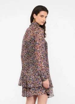 Liu Jo Robe à fleurs en mousseline de soie|Femme Robes