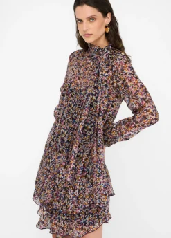 Liu Jo Robe à fleurs en mousseline de soie|Femme Robes