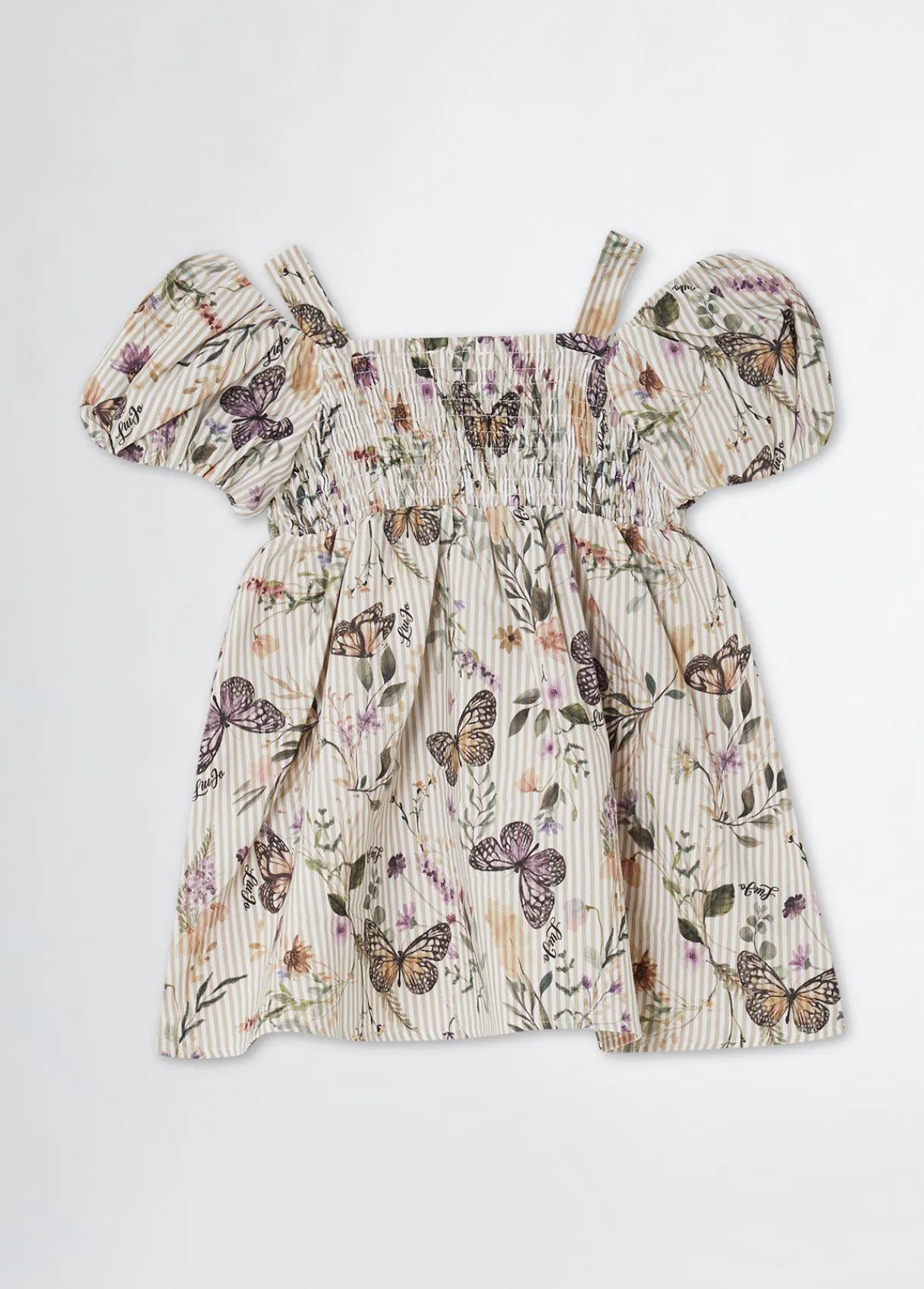 Liu Jo Robe à rayures avec imprimé|Enfant Robes & Combinaisons