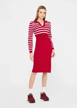 Liu Jo Robe à rayures en maille|Femme Vêtements De Sport|Robes