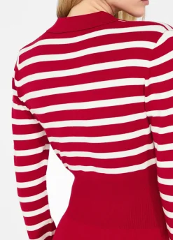 Liu Jo Robe à rayures en maille|Femme Vêtements De Sport|Robes