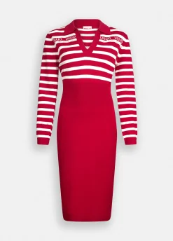 Liu Jo Robe à rayures en maille|Femme Vêtements De Sport|Robes