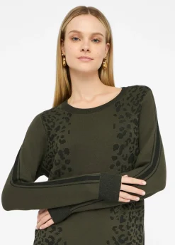 Liu Jo Robe animalier en maille|Femme Mailles|Robes