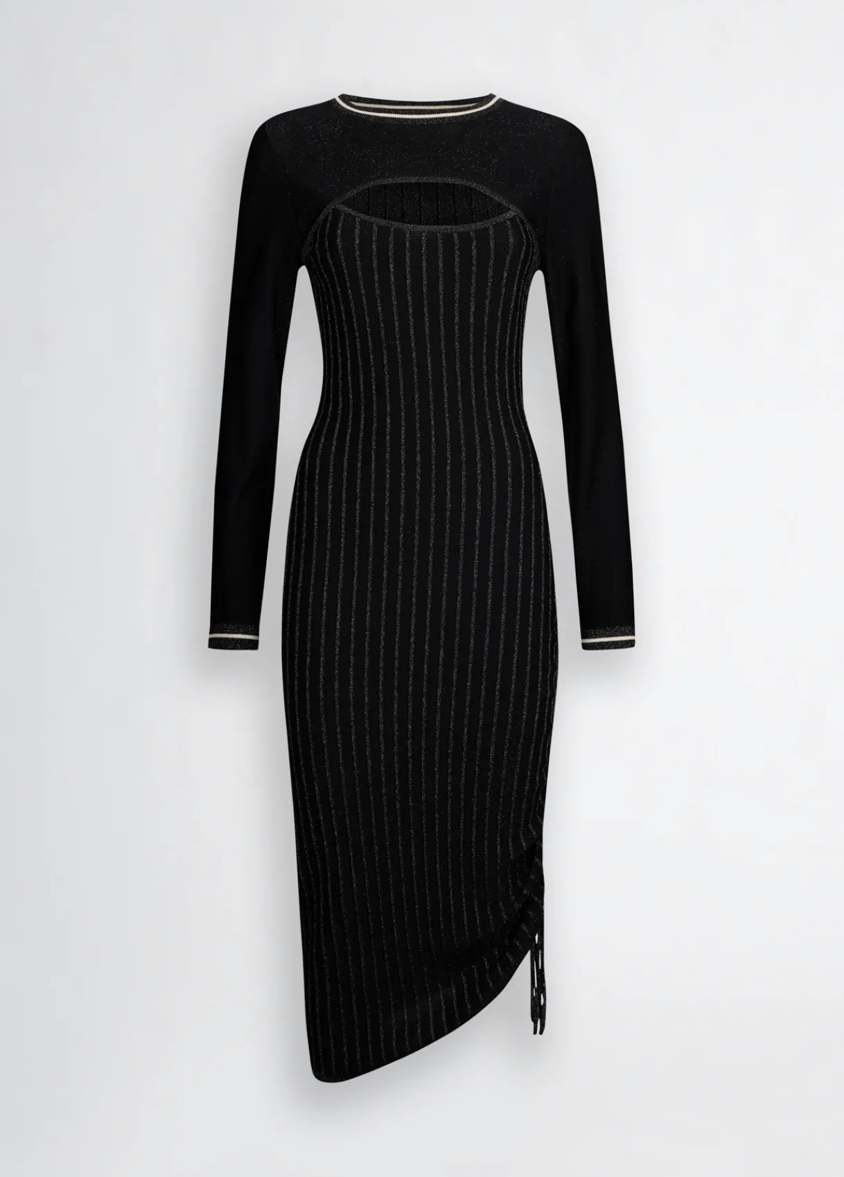 Liu Jo Robe asymétrique en maille|Femme Mailles|Robes