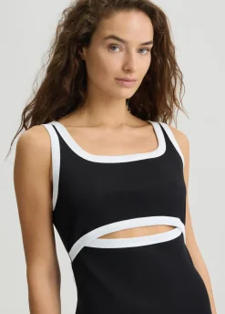 Liu Jo Robe avec découpes|Femme Mode Plage|Robes