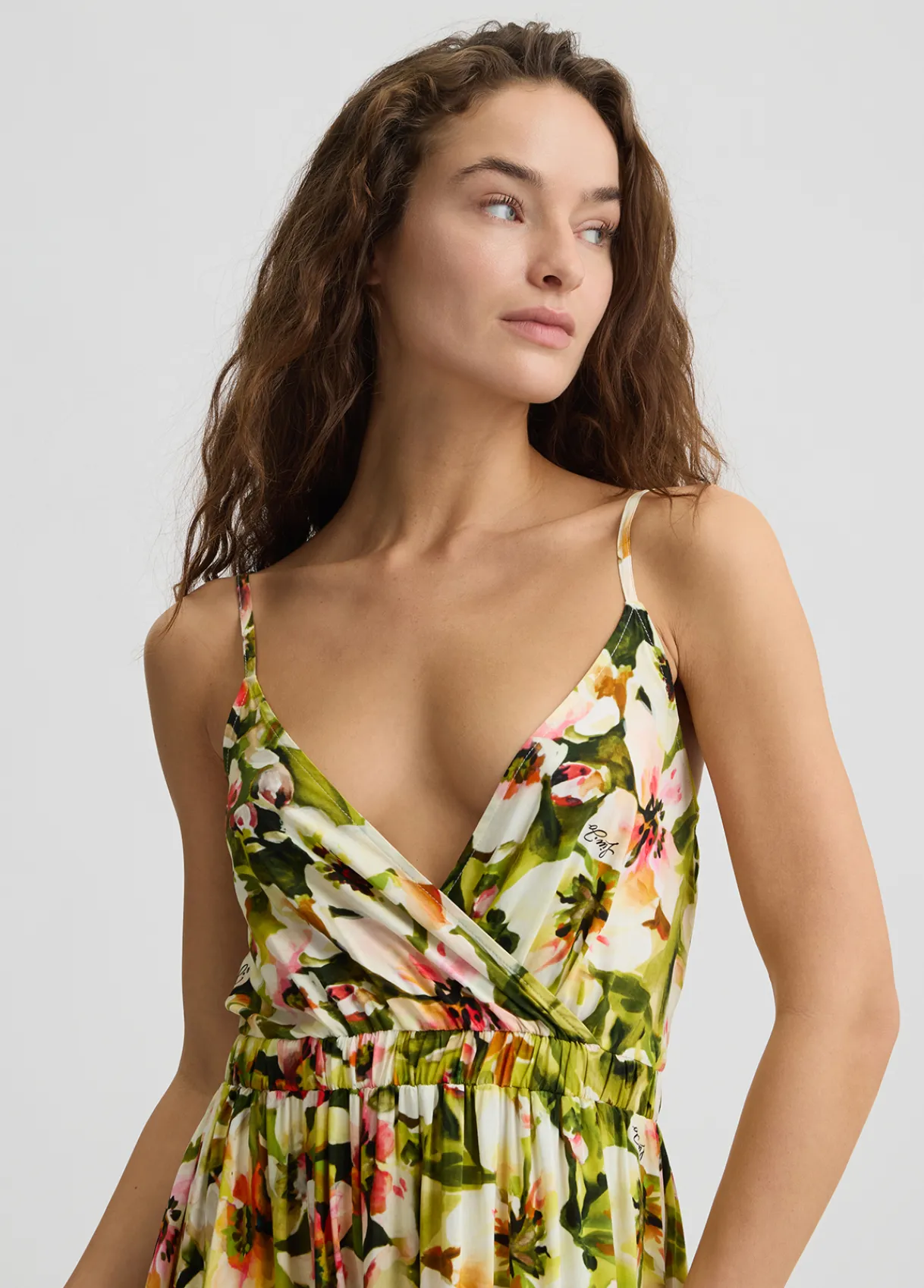 Liu Jo Robe avec imprimé à fleurs|Femme Mode Plage|Robes