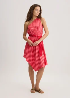 Liu Jo Robe avec imprimé à rayures|Femme Mode Plage|Robes