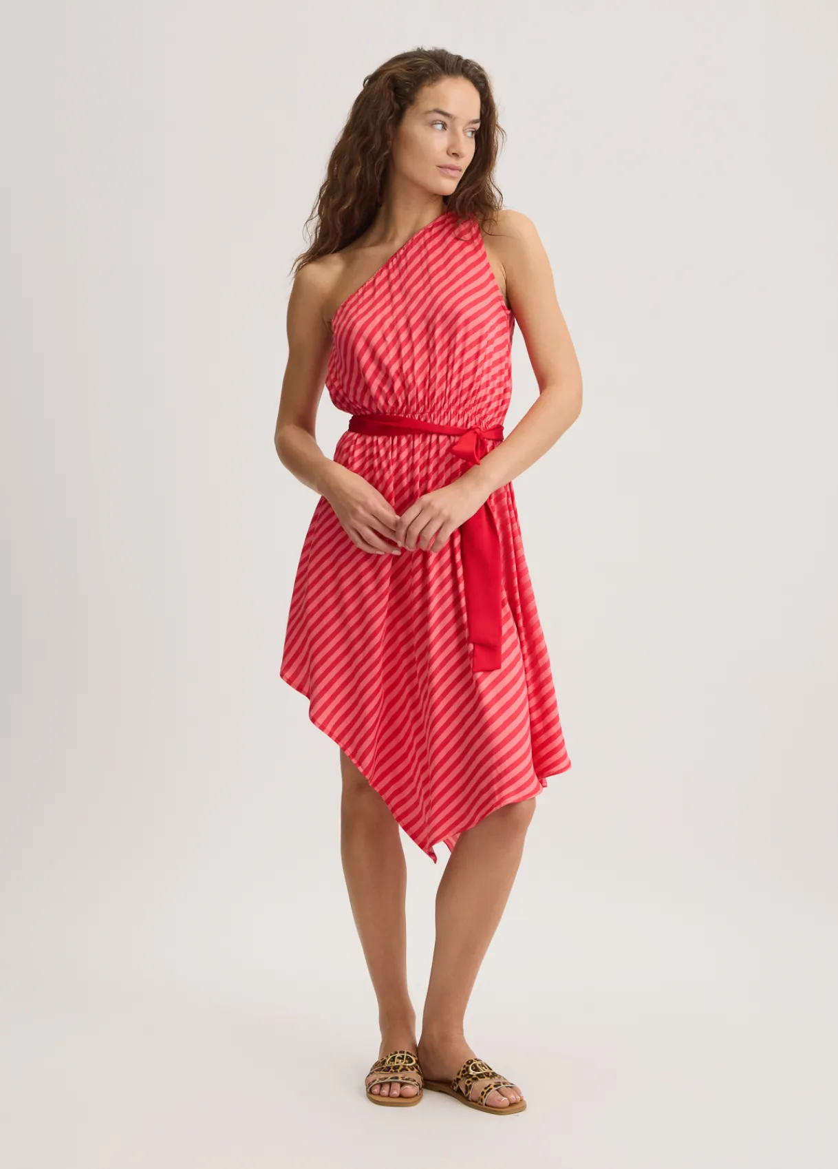 Liu Jo Robe avec imprimé à rayures|Femme Mode Plage|Robes