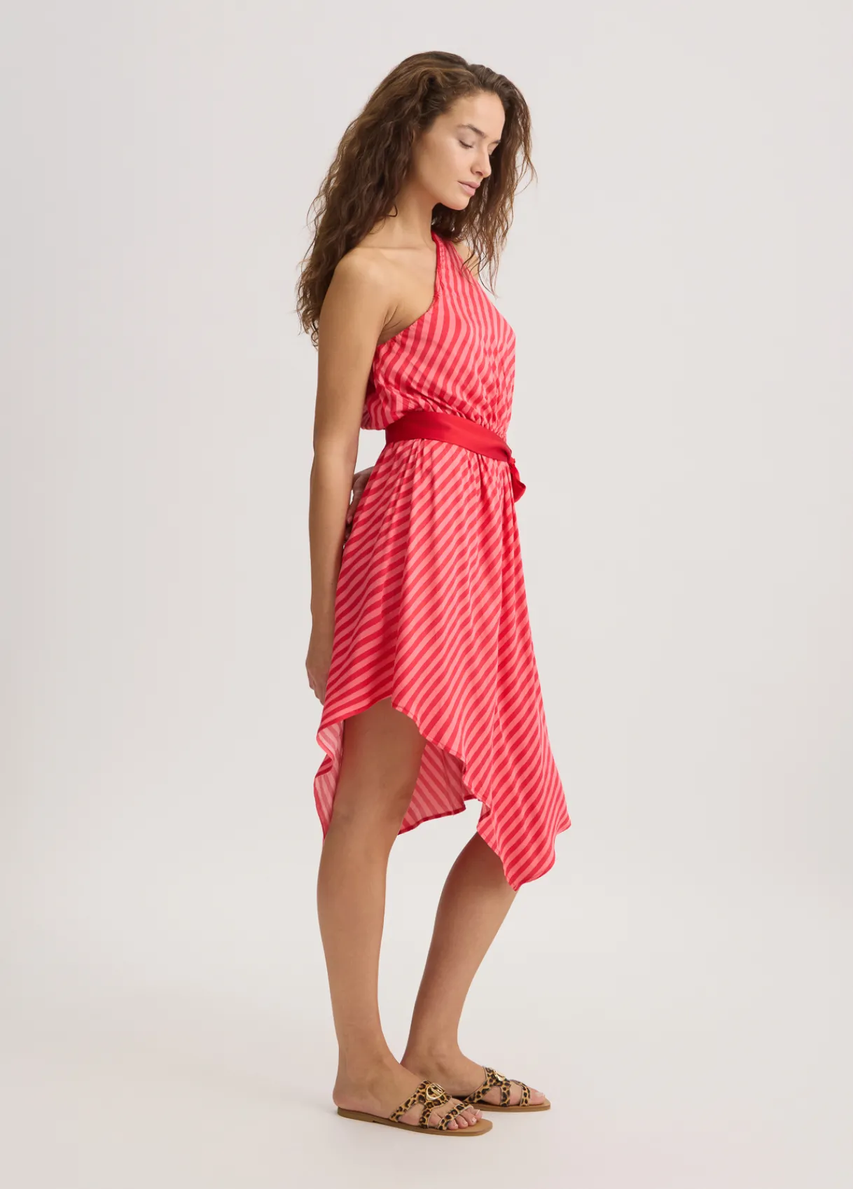 Liu Jo Robe avec imprimé à rayures|Femme Mode Plage|Robes