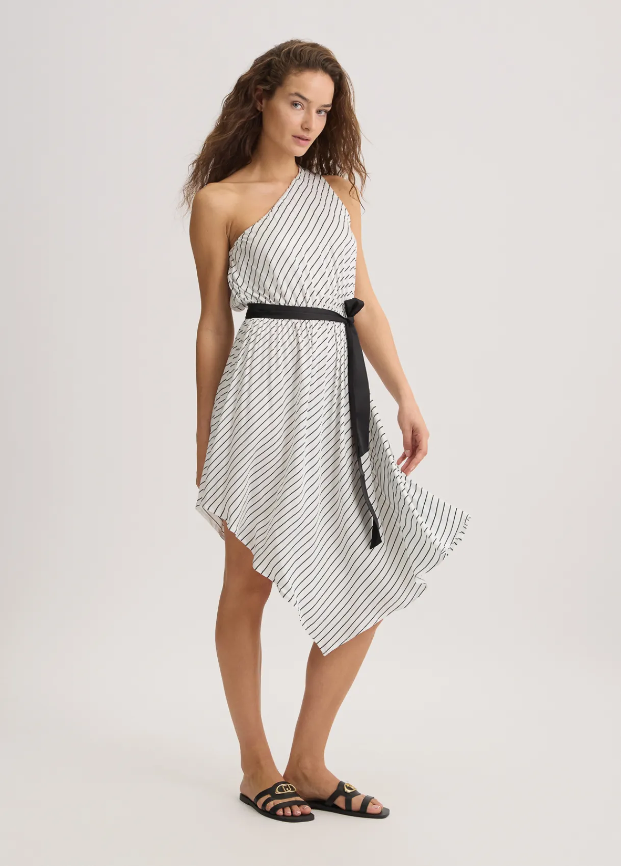 Liu Jo Robe avec imprimé à rayures|Femme Mode Plage|Robes