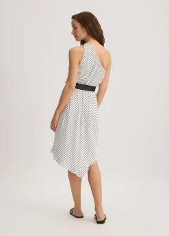 Liu Jo Robe avec imprimé à rayures|Femme Mode Plage|Robes