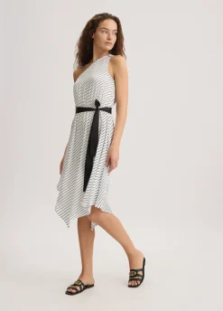 Liu Jo Robe avec imprimé à rayures|Femme Mode Plage|Robes