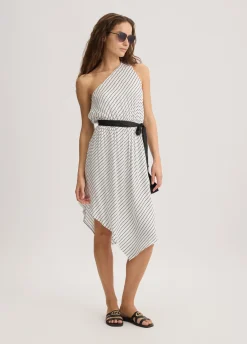 Liu Jo Robe avec imprimé à rayures|Femme Mode Plage|Robes